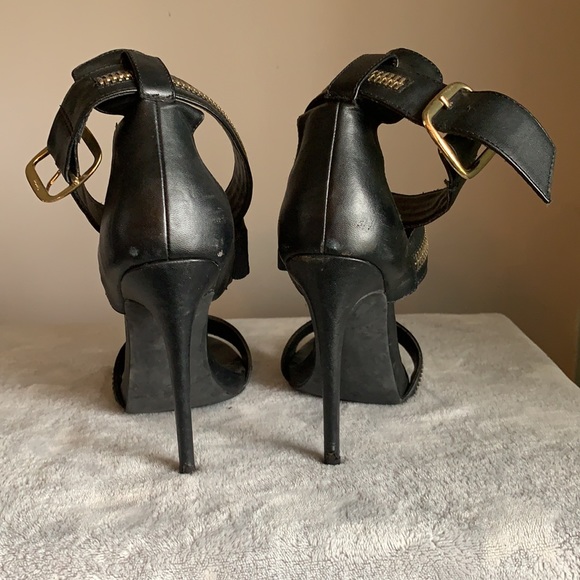 Steve Madden MOUROW Black Heels US 9.5 - Picture 4 of 7